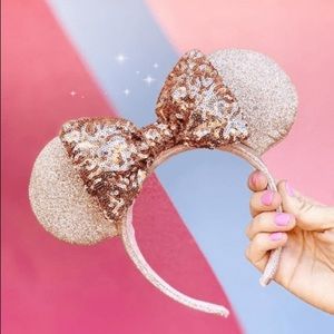 Disney Parks Briar Rose Gold Minnie Ears
